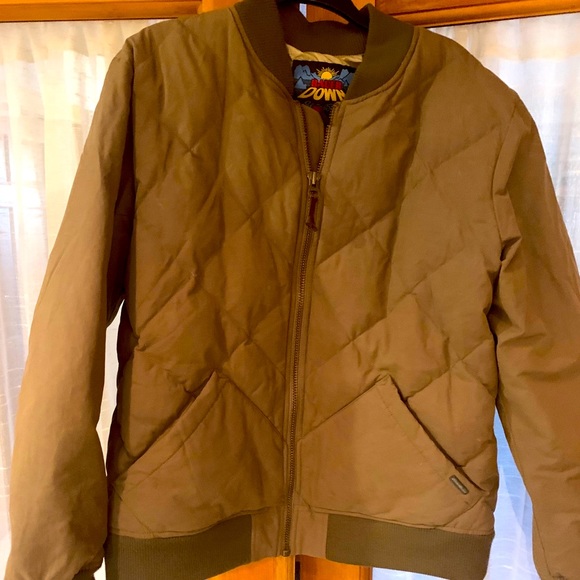 Eddie Bauer Other - Eddie Bower Down jacket bomber tan size XL